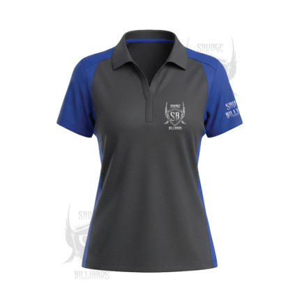 W - Block Blue Polo